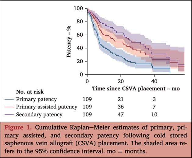 Outcomes of cold stored saphenous vein allografts for haemodialysis vascular access