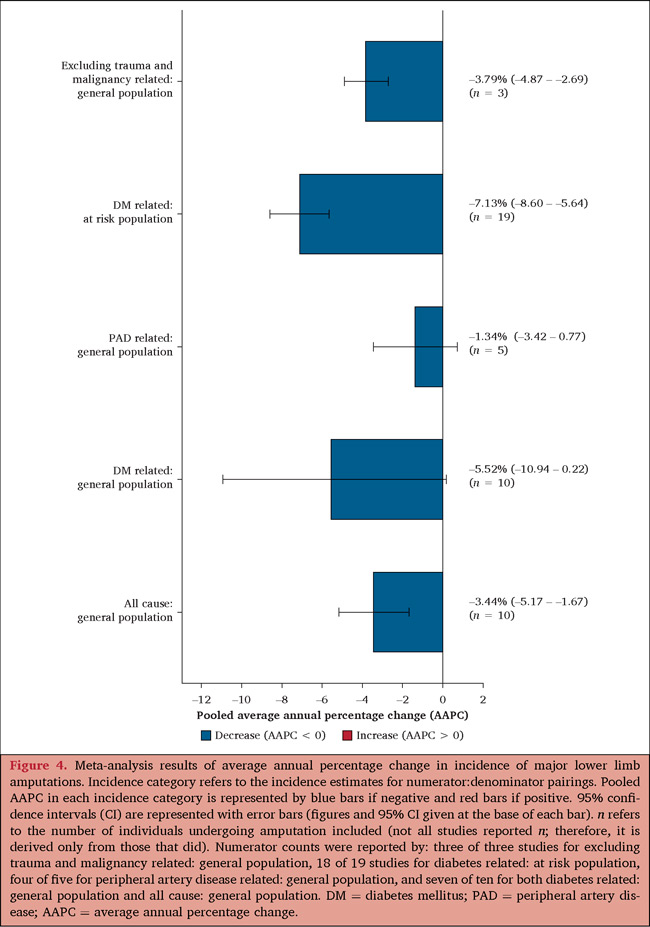 Global trends in major lower limb amputation