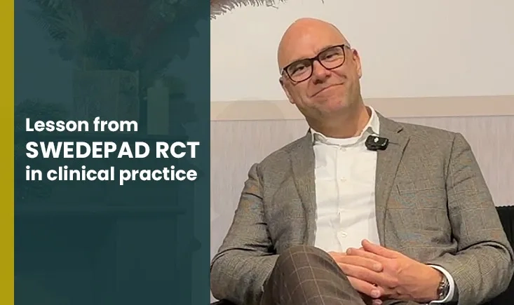 Lesson from SWEDEPAD RCT in clinical practice