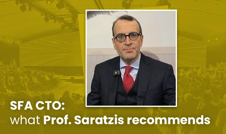 SFA CTO: what Prof. Saratzis recommends