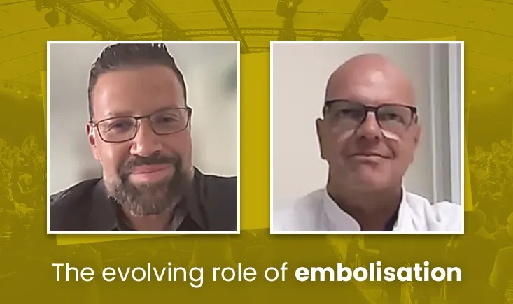 Dr Ruiz Chiriboga and Dr Lelij discuss the evolving role of embolisation