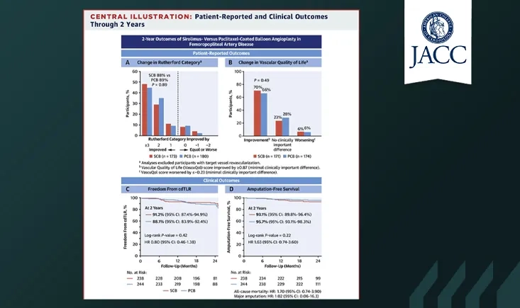Sirolimus vs paclitaxel: does the benefit hold at 2 years?