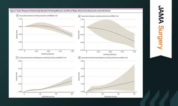 Smoking cessation in PAD
